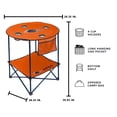 thumbnail image 5 of Logo Brands NCAA 27.6" Round Tailgate Table with Shelf, 5 of 5