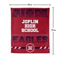 thumbnail image 7 of Logo Brands Joplin High School 60"x70" Super Plush Blanket, 7 of 7