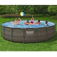 thumbnail image 1 of Bestway Power Steel Round Above Ground Pool Set, 18’ x 48”, 1 of 11