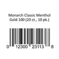 thumbnail image 1 of Monarch Classic Menthol Gold 100 20 ct., 10 pk., 1 of 1