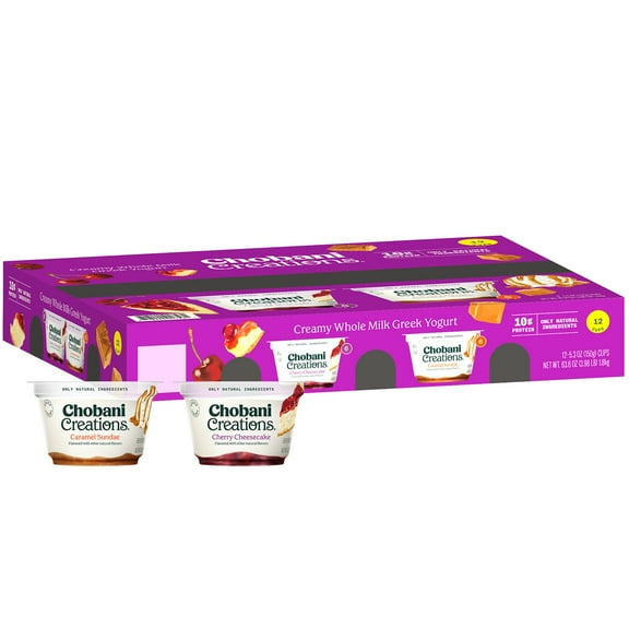 Chobani Creations Yogurt Cups, 5.3 oz., 12 ct.