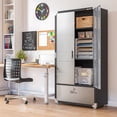 thumbnail image 16 of Seville Classics UltraHD Storage Cabinet with Bottom Drawer, 36” W x 18” D or 24” D x 72” H, 16 of 19