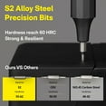 thumbnail image 4 of HOTO 24-in-1 Precision Manual Screwdriver Tool, Magnetic,  EDC Pen Screwdriver for Eyeglasses, Electronics, Watches, Phones, Laptops, Cameras, Assorted Colors, 4 of 8