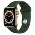 thumbnail image 1 of Apple Watch Series 6 Stainless Steel Case with Sport Band 40mm GPS + Cellular (Choose Color), 1 of 8