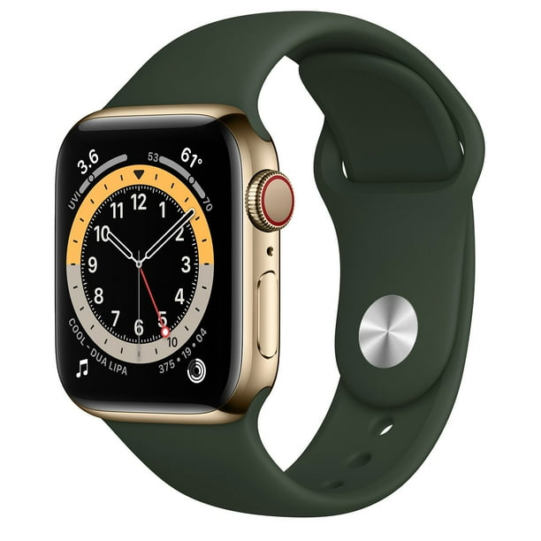 Apple Watch Series 6 Stainless Steel Case with Sport Band 40mm GPS 