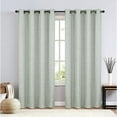 thumbnail image 1 of Sun Shield Bellamy Window Panel Curtains 100% Blackout Pair, 6' to 9' Length Options, 1 of 4