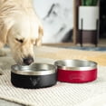 thumbnail image 2 of HBCU 2 pk. Stainless Steel Dog Bowls, 2 of 5