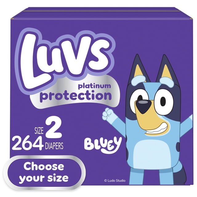 Luvs Pro Level Leak Protection Diapers, Sizes 1-8