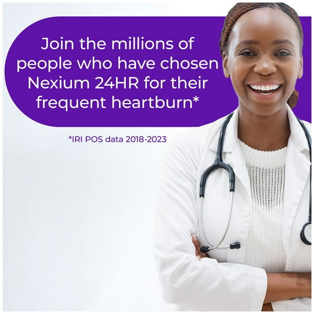 Nexium 24HR Acid Reducer Heartburn Relief Capsules with