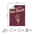 thumbnail image 5 of Logo Brands AZ State Sun Devils Luxe Dreams Throw, 60" x 80", 5 of 6