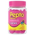 thumbnail image 1 of Pepto Bismol 5 - Symptom Stomach Relief, Berry Mint Chewable Tablets, 70 ct., 1 of 9