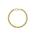 thumbnail image 1 of Diamond Cut Rope Chain Bracelet in 14K Gold, 1 of 7
