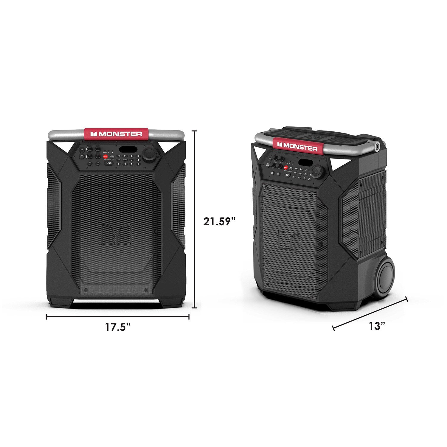 Monster Rockin Roller 360 Portable Indoor/Outdoor Bluetooth