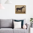 thumbnail image 3 of Emil Volkers - Brauner im Stall Traditional Canvas Print by Oliver Gal Prints, 3 of 4