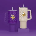 thumbnail image 2 of Logo Brands Minnesota Vikings 40 oz. Stainless Steel Tumbler Set, 2 of 6