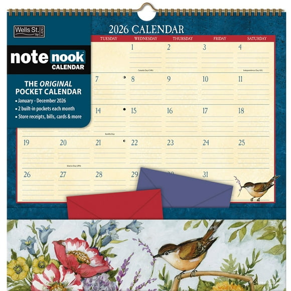 Heart & Home 2026 Note Nook Calendar
