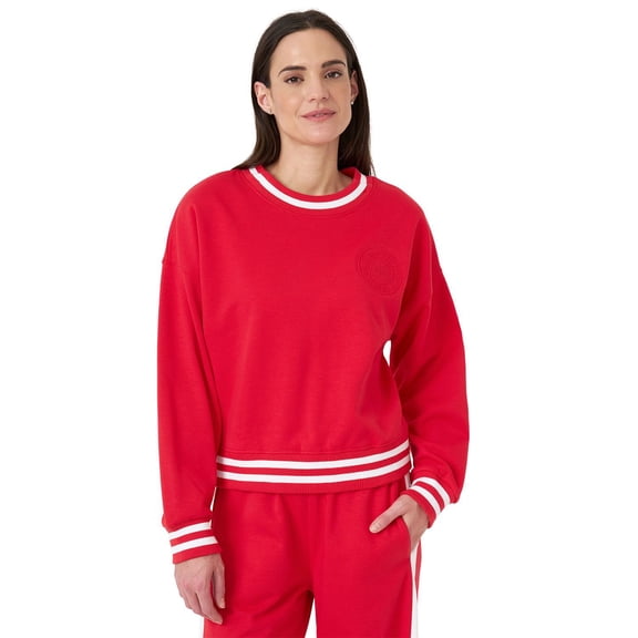Sam Edelman Women's Logo Fleece Sweatshirt