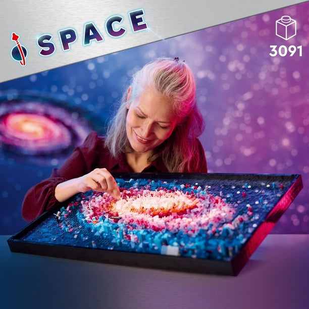 LEGO Art The Milky Way Galaxy Wall Art Building Set, 3091 pcs