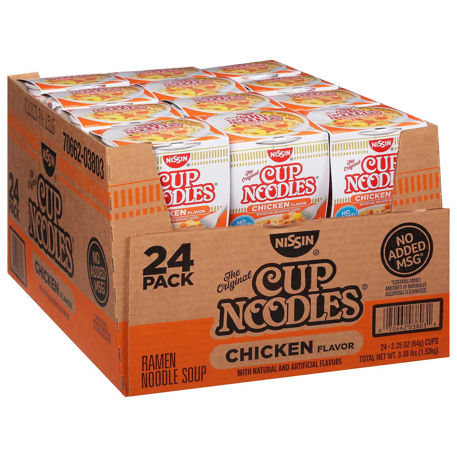 Nissin Cup Noodles, Chicken Flavor 2.25 oz., 24 ct