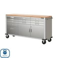 thumbnail image 4 of Seville Classics UltraHD 11 Drawer Rolling Workbench, 77" W x 20" D x 37.5" H, 4 of 21
