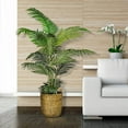 thumbnail image 2 of Faux 60" Areca Palm in Boho-Style Handled Basket, 2 of 6