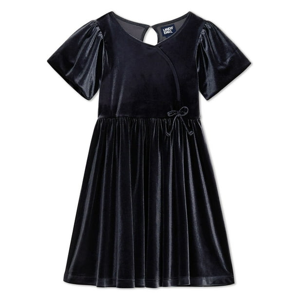 Lands' End Girls Velour Dress - Samsclub.com