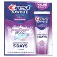 thumbnail image 6 of Crest 3D White Vivid Mint Ultra Whitening Toothpaste, 5.2 oz., 5 pk., 6 of 7