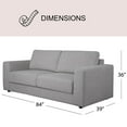 thumbnail image 4 of Elliot Stain-Resistant Fabric Sofa, Assorted Colors, 4 of 10