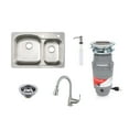 thumbnail image 1 of Frigidaire All-In-One 60/40 Combination Sink With Faucet, Disposal And Soap Dispenser, 1 of 8