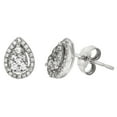 thumbnail image 1 of 0.32 CT. T.W. Diamond Pear Shaped Earrings in 14K White Gold, 1 of 3