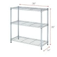 thumbnail image 2 of Alera Residential 3-Shelf Wire Shelving - Silver (36W x 14D x 36H), 2 of 9