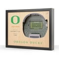 thumbnail image 1 of YouTheFan Oregon Ducks 25-Layer Football Stadium View 3D Wall Art, 1 of 5