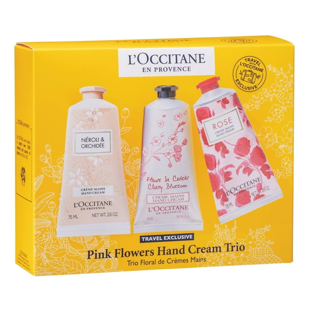 L'Occitane Pink Flowers Hand Cream Trio, 2.6 oz., 3 pk.