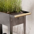 thumbnail image 4 of Herstera Galvanized Steel Metal Garden Cart, 4 of 4