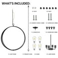 thumbnail image 4 of Cedar Hill 4-Light Open Metal Globe Chandelier, 4 light bulbs Included, 4 of 5