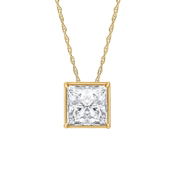 Lab Created Diamond Pendant in 14K Gold