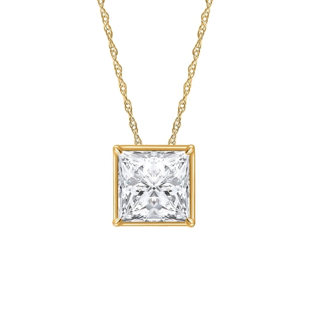 Lab Created Diamond Pendant in 14K Gold