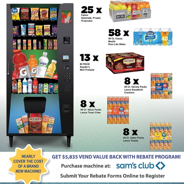 Selectivend Advantage Plus ADA Compliant Combo Vending Machine
