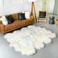 thumbnail image 1 of 100% Genuine Silky Sheepskin Rug - 5'10"x7'2", 1 of 6