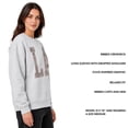 thumbnail image 3 of State of Mine Women's Camo Letters State Sweatshirt, 3 of 6