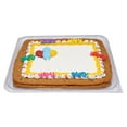 thumbnail image 1 of Member's Mark Party Balloons Half Sheet Cookie Cake, Red, Light Yellow, and Light Blue Design, 1 of 1