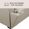 thumbnail image 3 of Zion Fabric Storage Sectional With Pullout Bed, Assorted Colors, 3 of 12