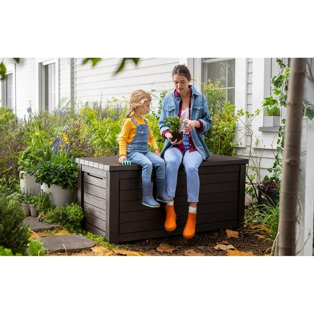 friars club deckセット Keter 165-Gallon Resin Outdoor Deck Box - Samsclub.com