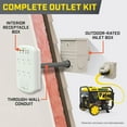 thumbnail image 2 of 30-Amp Through Wall Generator Kit with Weather-Resistant Power Inlet Box, 2 of 11