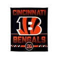 thumbnail image 1 of Logo Brands Cincinnati Bengals 60"x70" Super Plush Blanket, 1 of 1
