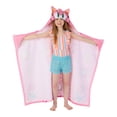 thumbnail image 3 of Kids Character 100% Cotton Hooded Towel With Hand Pockets, 3 of 9