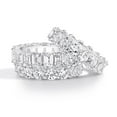 thumbnail image 5 of Lab Created White Sapphire Eternity Band in 14K Gold, 5 of 9