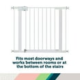thumbnail image 5 of Safety 1st Easy Install Walk-Through Gate, 38" x 28", White, 5 of 11