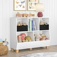 thumbnail image 2 of RiverRidge Kids Catch-All 35" Toy Organizer with Cubbies and Two 5" Fabric Bins, 2 of 7