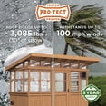 thumbnail image 5 of Backyard Discovery 9' x 6' Modern Cedar Greenhouse, 5 of 16
